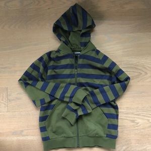 Polarn o pyret boys striped hoodie size 10-12